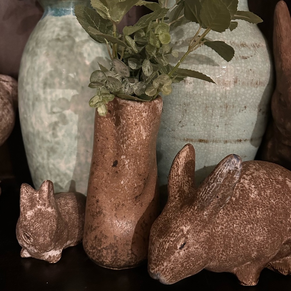 Vintage Peter’s Pottery Abstract Vase.